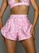 Шорты-юбка BUTTERFLY pink leopard двойные 1980336 фото 1