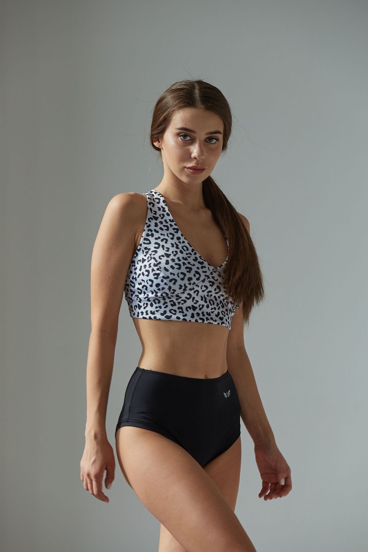 Комплект MIAMI ADORE leopard|black ( топ + шорти ) 1980209 фото
