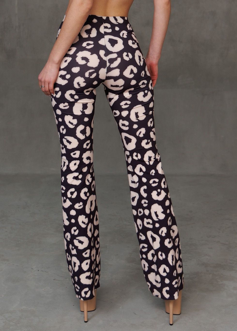 Штани FLARE brown leopard 1980484 фото