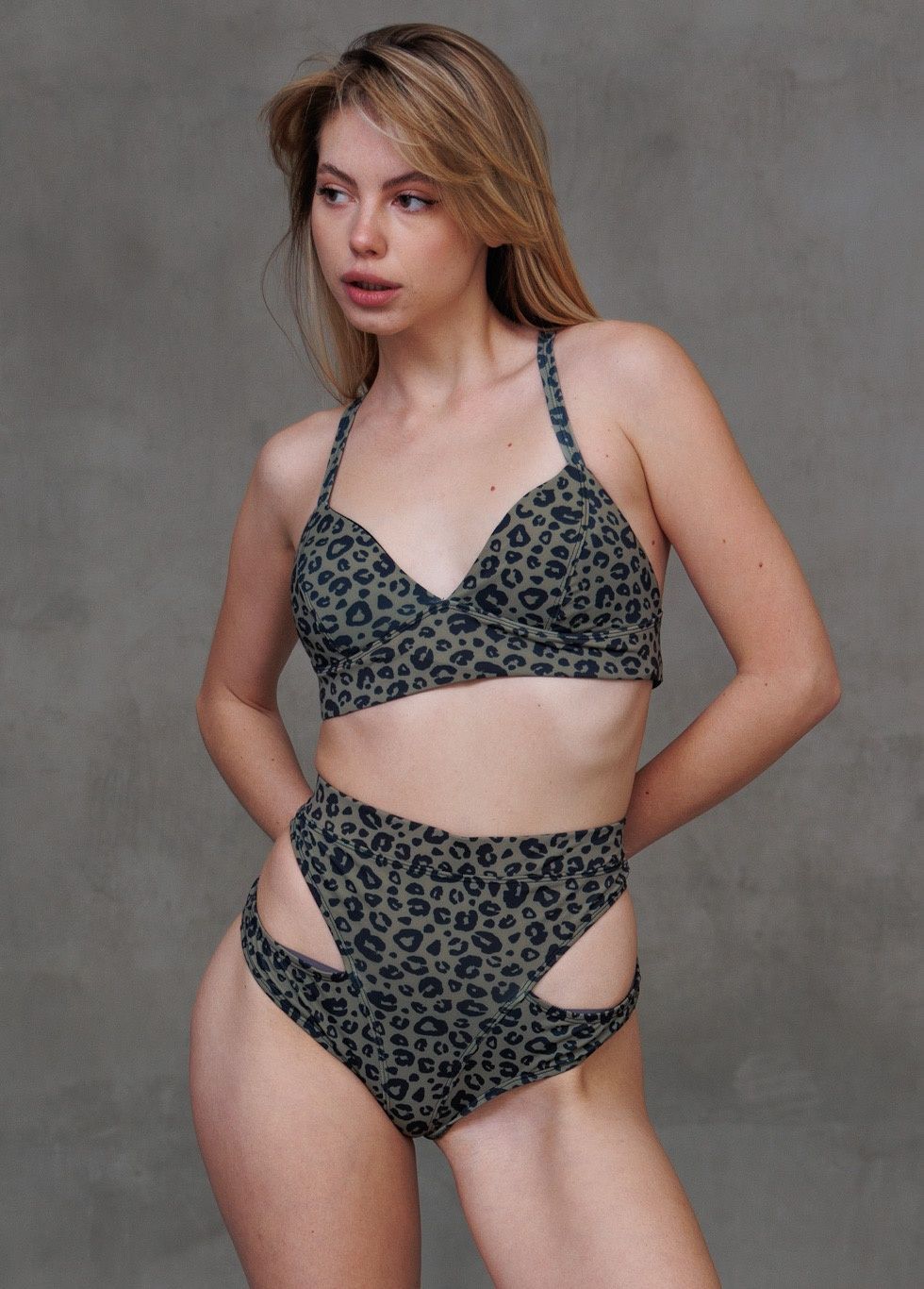 Шорти SHAM green leopard 1980496 фото