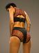 Комплект PRINCESS BIKINI red leopard | black (топ + шорти) 1980243 фото 5