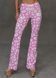 Штаны FLARE pink leopard UPD