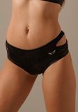 Шорти HOLE black leather 8007 фото